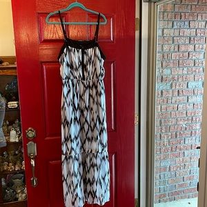 Summer sundress with straps.